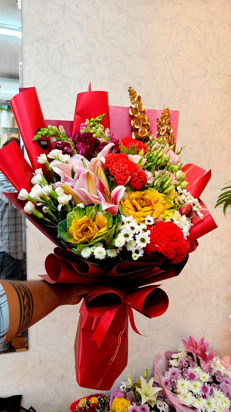 Exotic flower bouquet